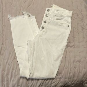 Madewell women’s white denim size 27